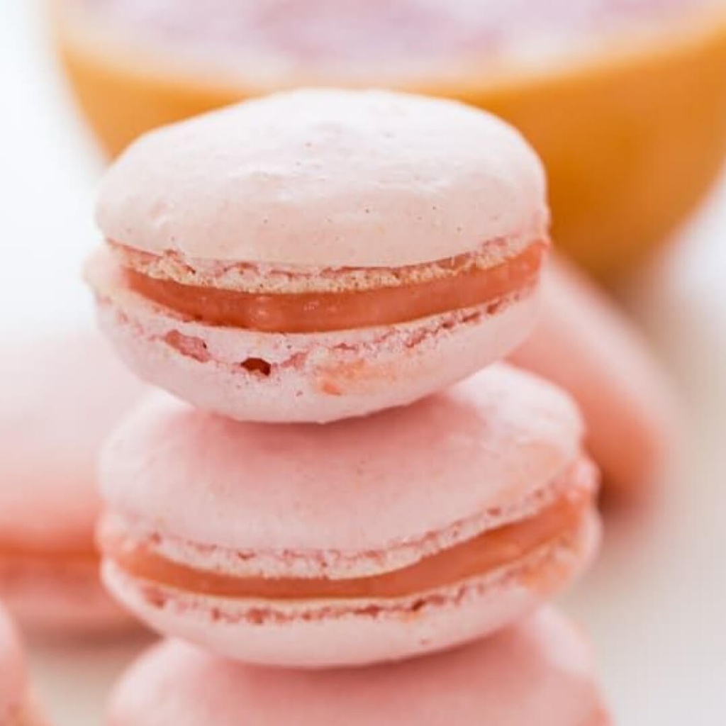 Macarons "Portocala Rosie"